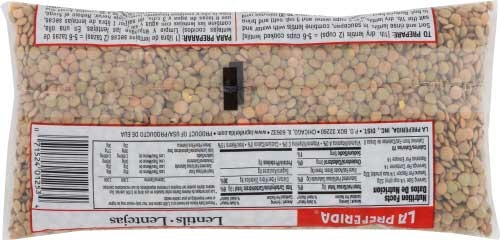 La Preferida Lentil Beans, 16 Ounce -- 24 Per Case