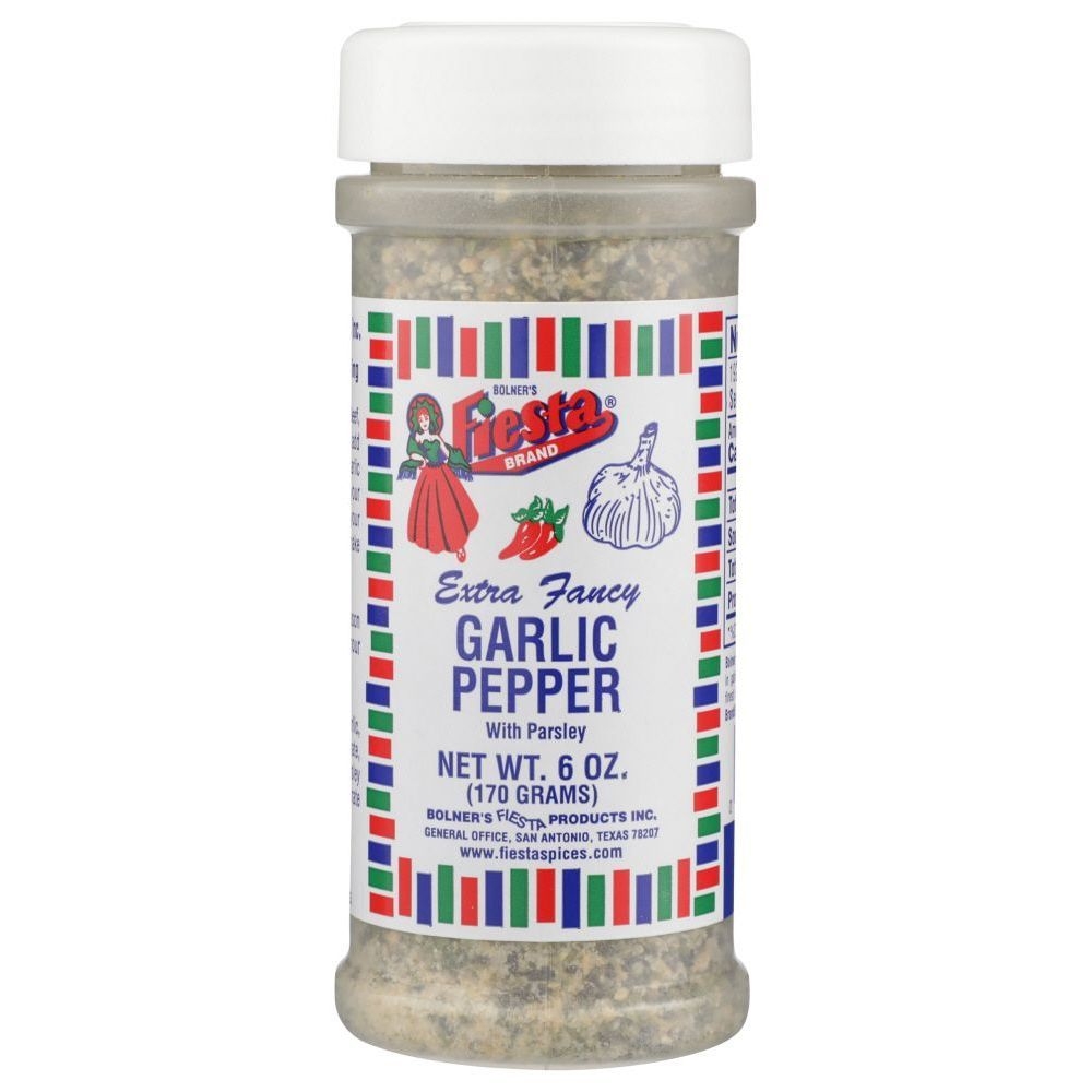 Fiesta Garlic Pepper Seasoning, 6 Ounce -- 6 per case
