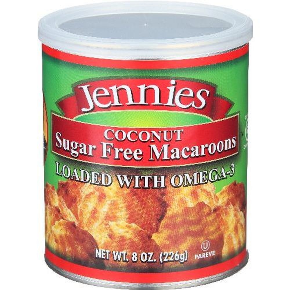 Jennies Sugar Free Coconut Macaroons, 8 Ounce -- 12 per case