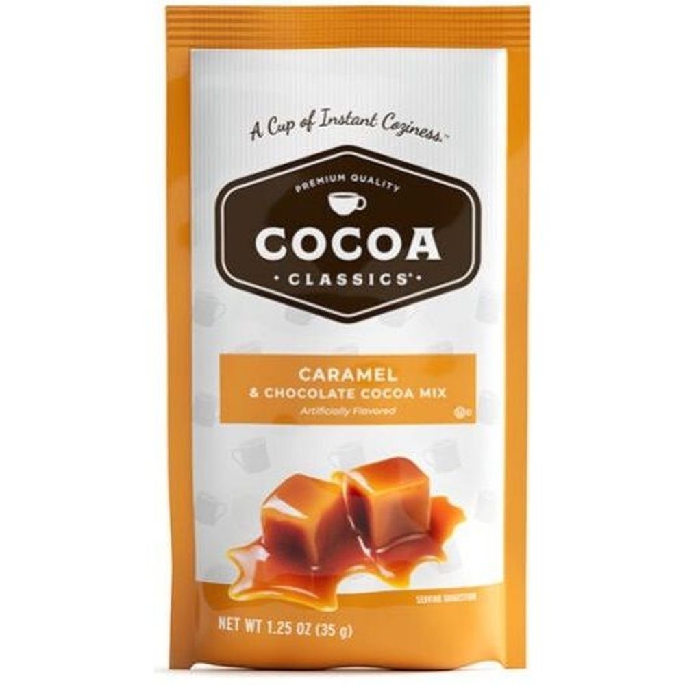 Cocoa Classics Caramel and Chocolate Cocoa Mix, 1.25 Ounce -- 12 per case