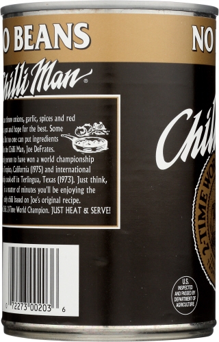 Chilli Man No Bean Chili, 15 Ounce -- 12 per case