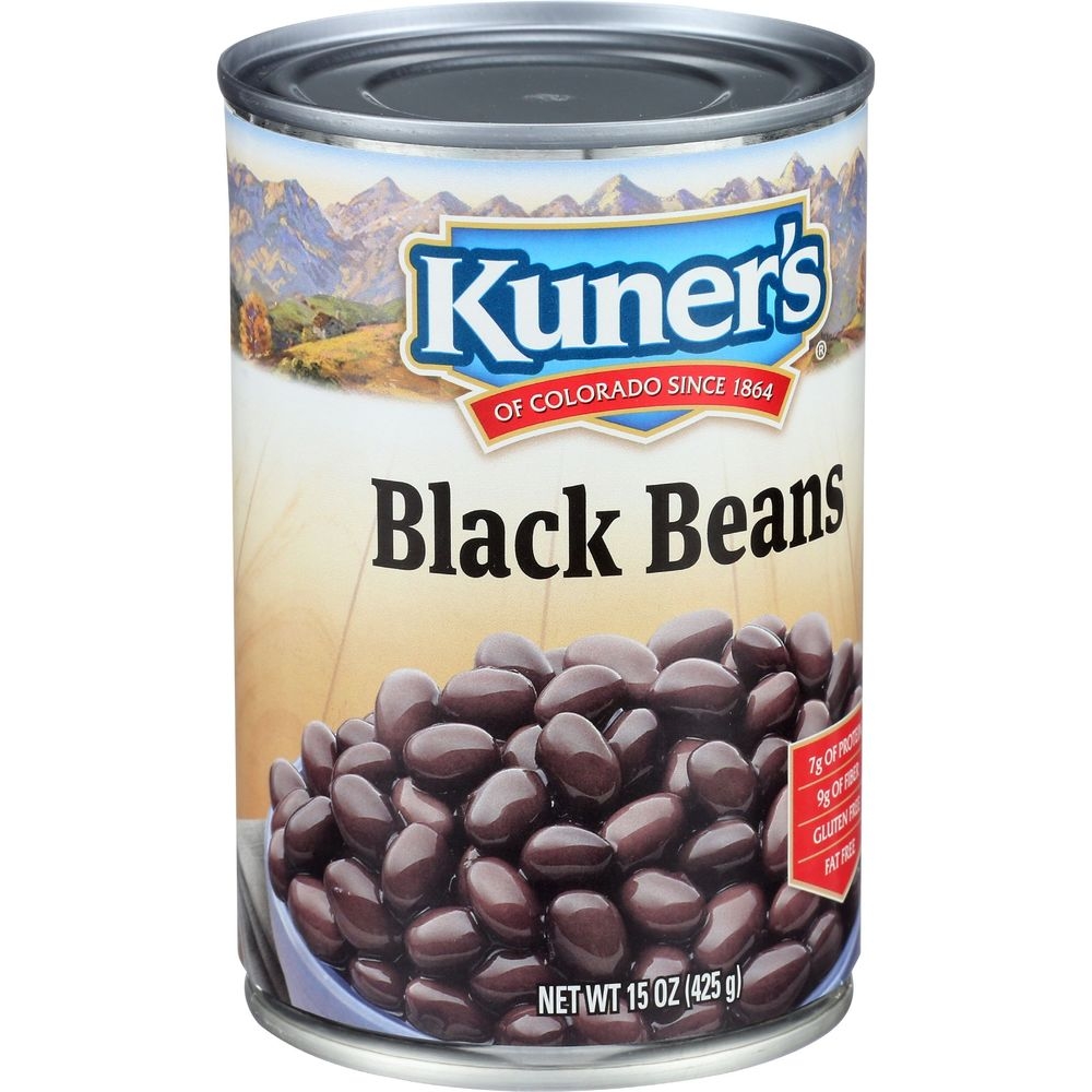 Kuners Black Beans, 15 Ounce -- 12 per case