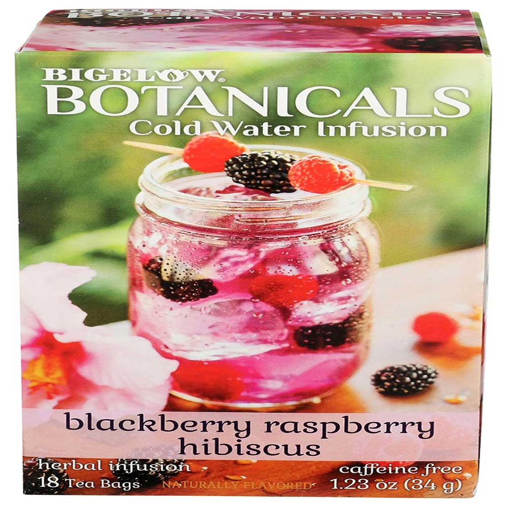 Bigelow Blackberry Raspberry Hibiscus Cold Water Infusion, 1.23 Ounce -- 6 per case