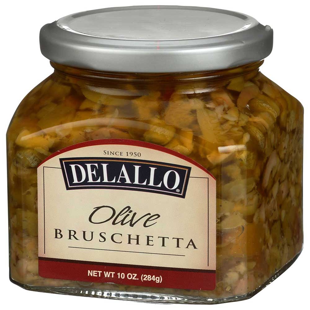 Delallo Olive Bruschetta, 10 Ounce -- 6 Per Case