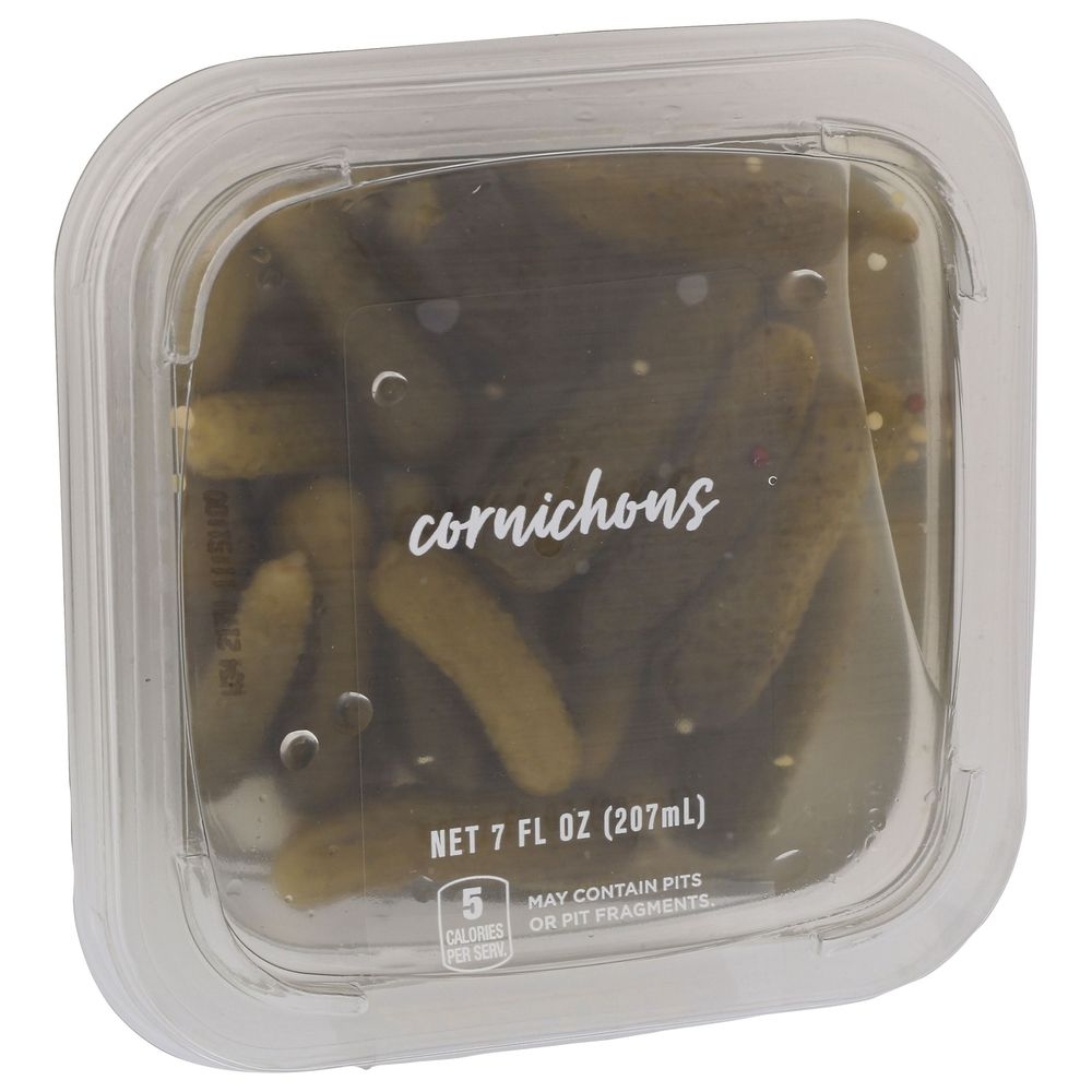 Delallo Brine Cornichons, 7 Fluid Ounce -- 12 per case