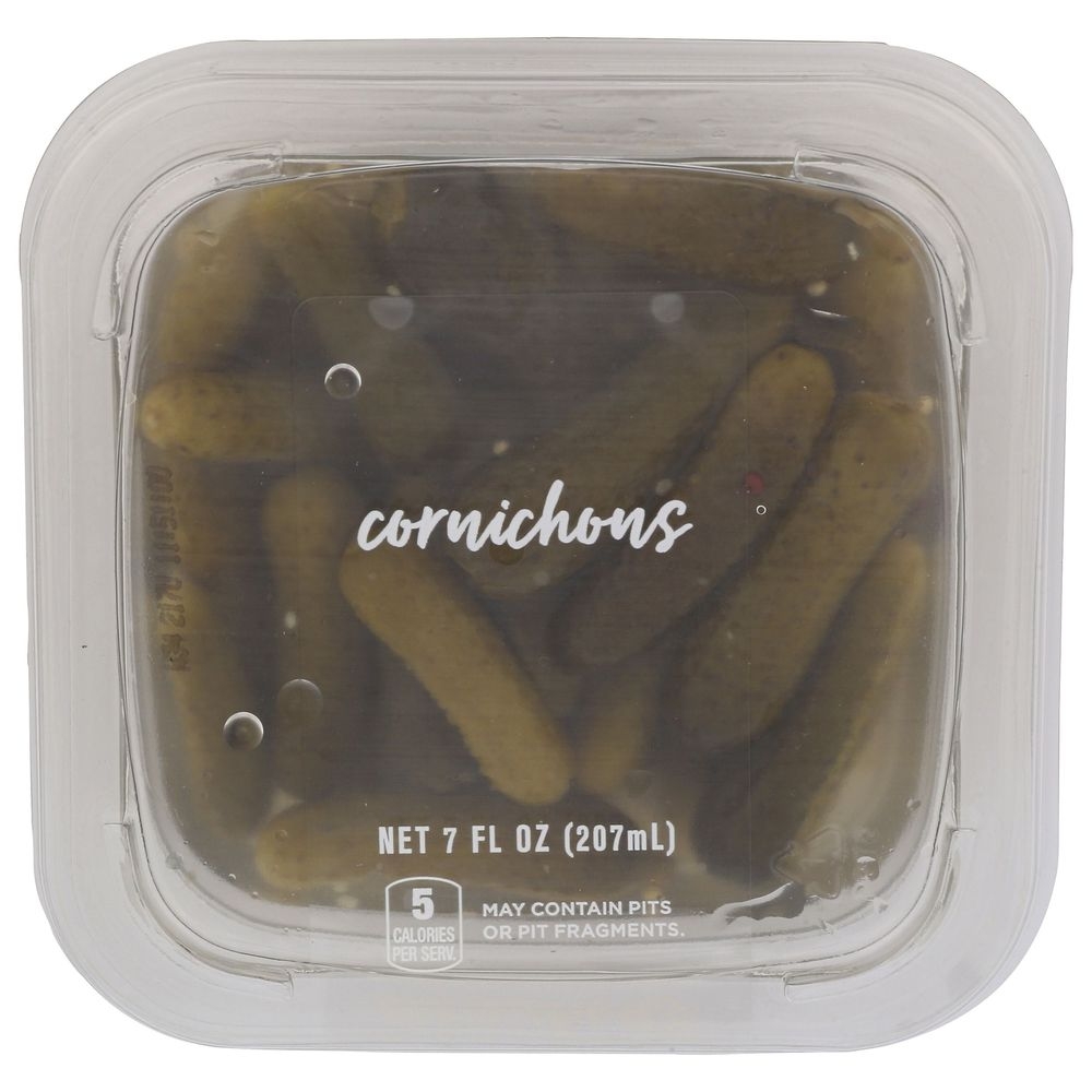 Delallo Brine Cornichons, 7 Fluid Ounce -- 12 per case