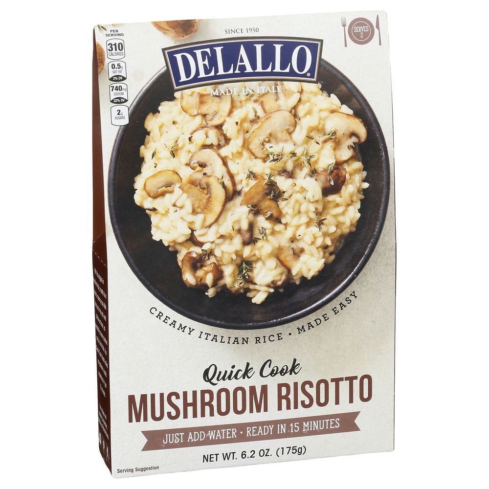 Delallo Mushroom Risotto, 6.2 Ounce -- 6 per case
