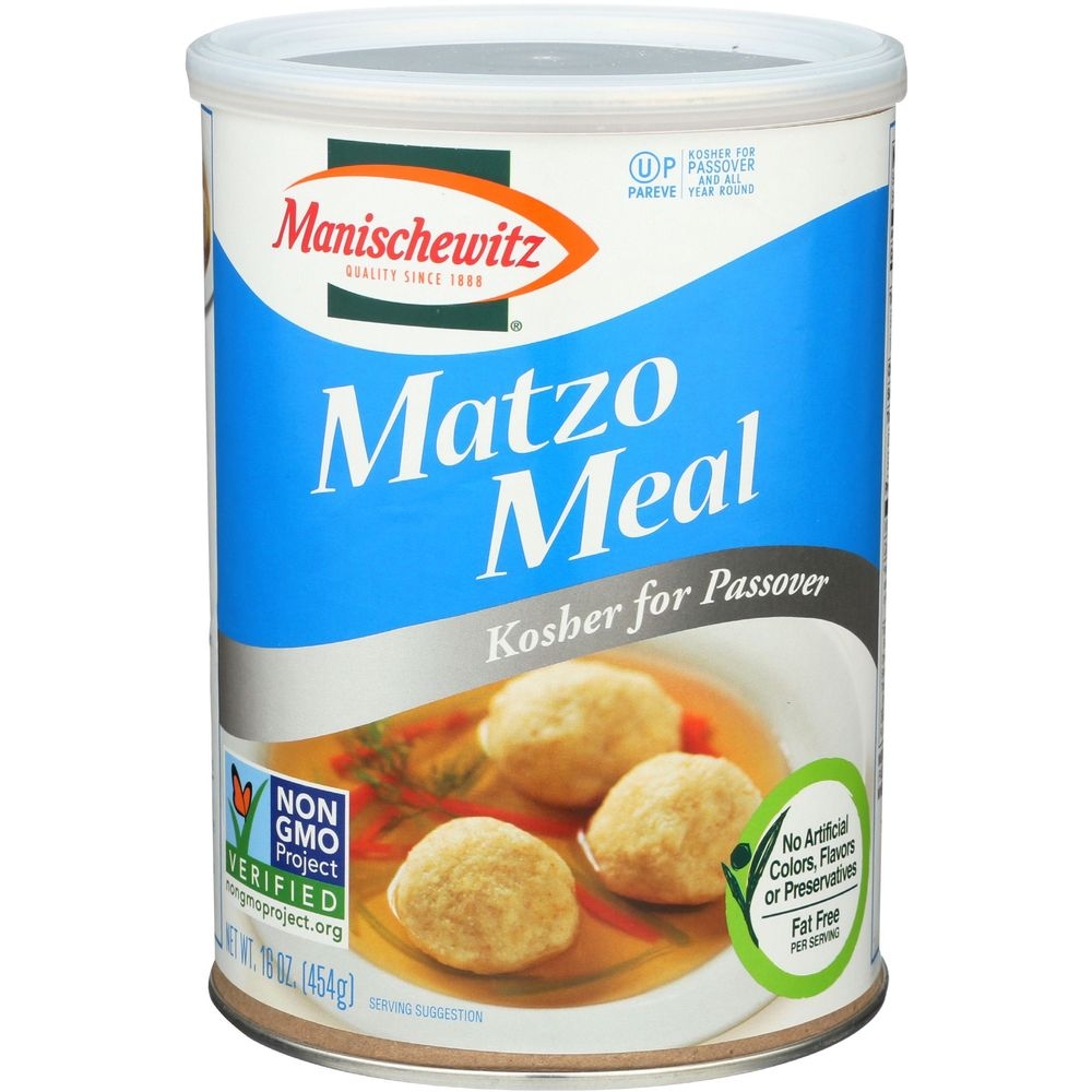 Manischewitz Passover Matzo Meal, 16 Ounce Canister -- 12 per case