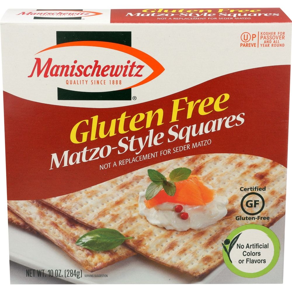 Manischewitz Gluten Free Matzo Style Squares, 10 Ounce -- 12 per case
