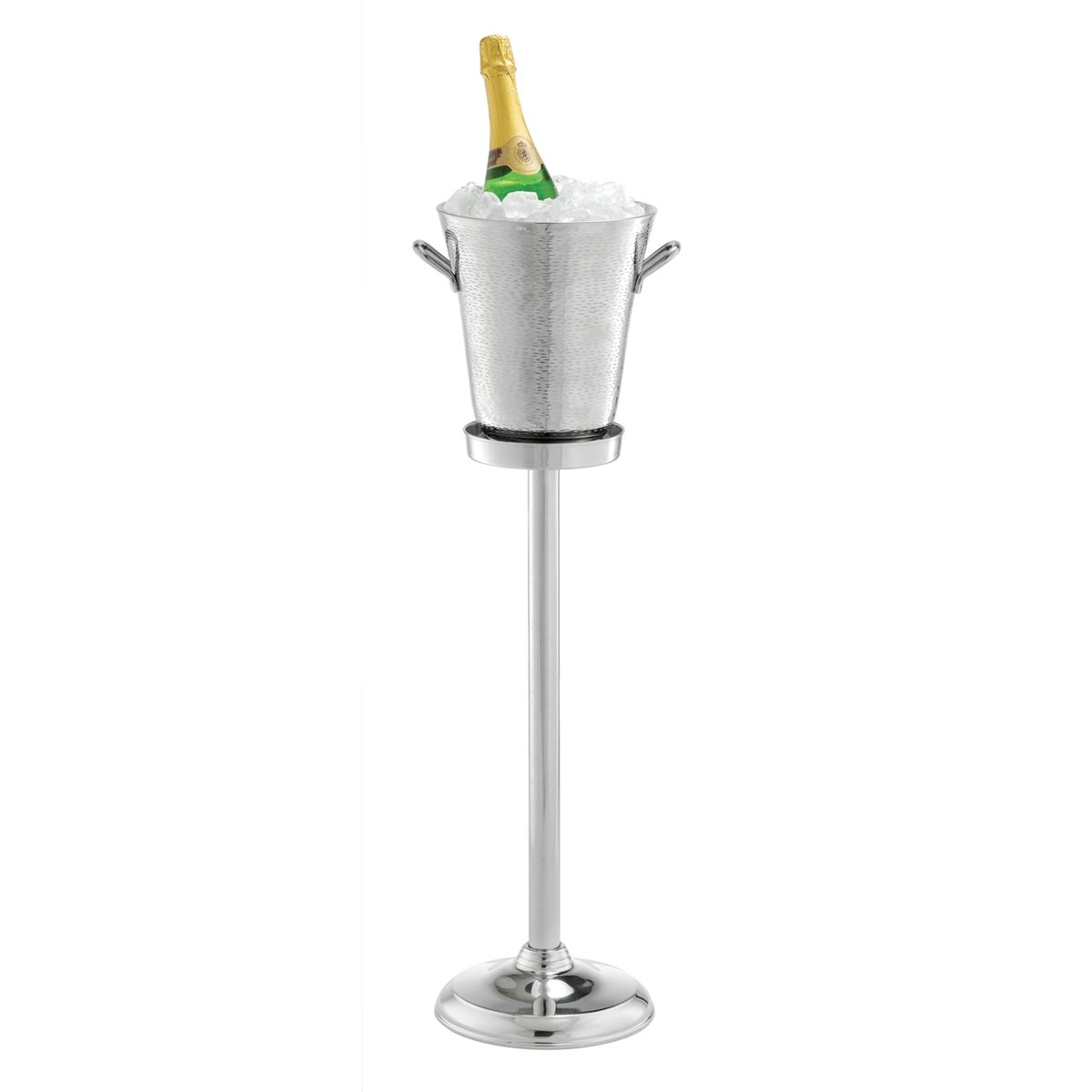 Nickel Plated Brass Bucket Stand