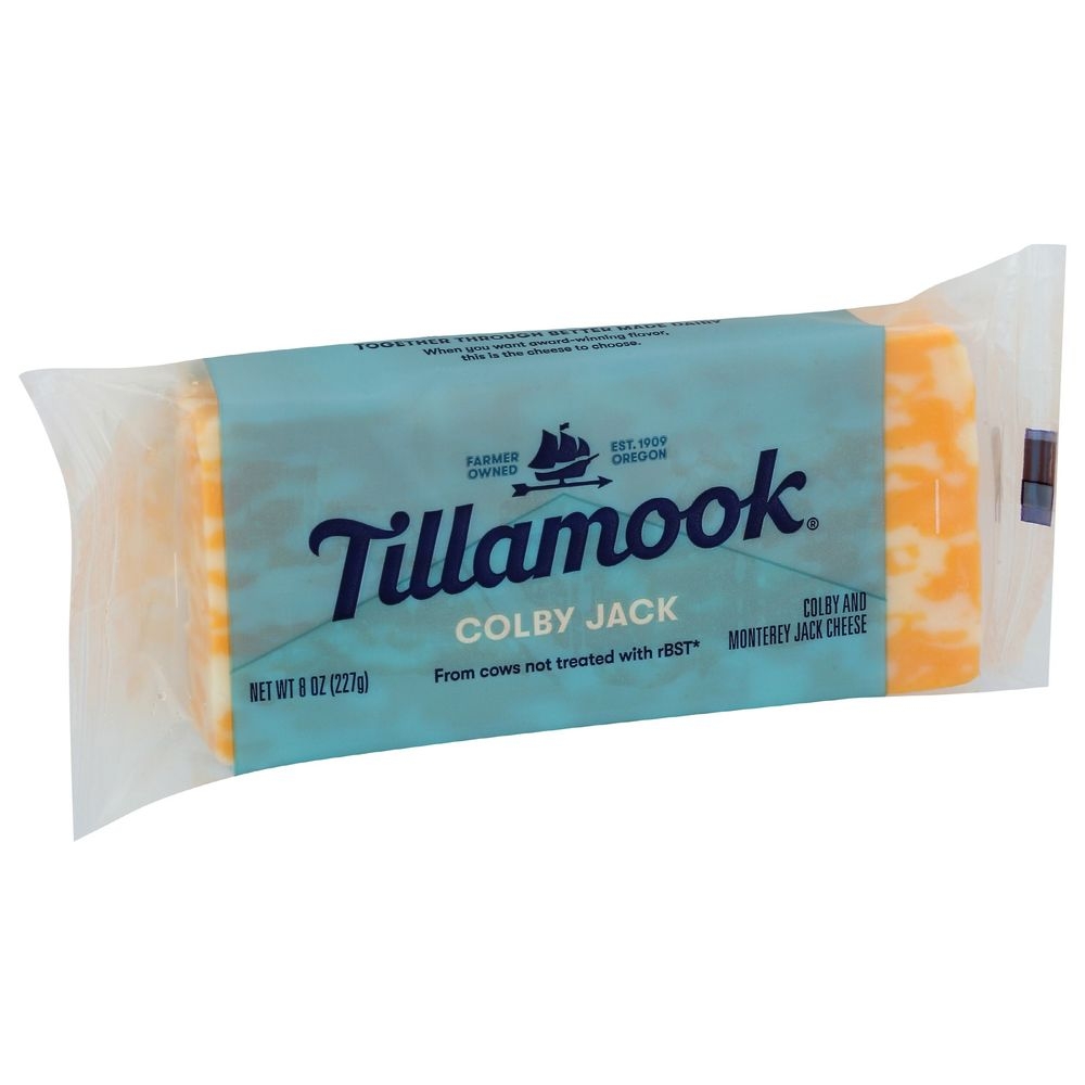 Tillamook Colby Jack Cheese, 8 Ounce -- 12 per case