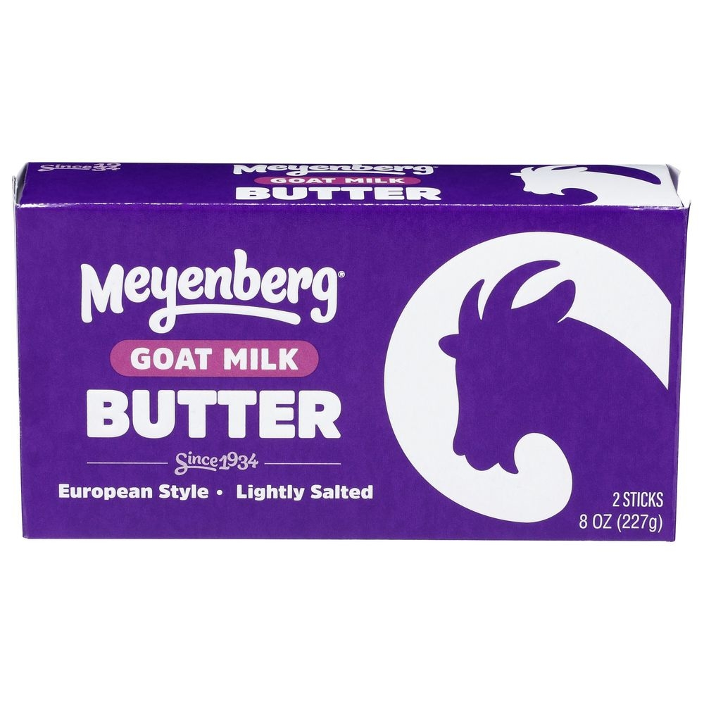 Meyenberg Lightly Salted Goat Milk Butter, 8 Ounce -- 12 per case