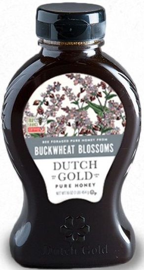 Dutch Gold Buckwheat Honey, 16 Ounce -- 6 per case