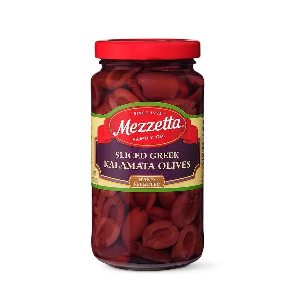 Mezzetta Sliced Greek Kalamata Olives, 9.5 Ounce -- 6 per case