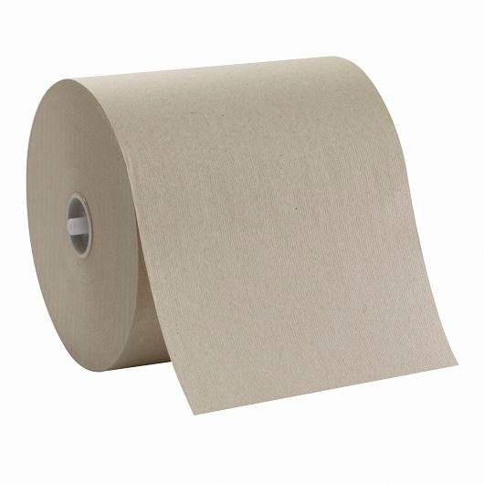 Georgia Pacific Professional Hardwound Roll Paper Towel, Nonperforated, 7.87 x 1000ft, Brown, 6 Rolls/Carton