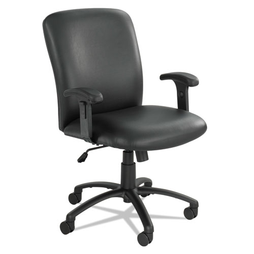 Safco Black Vinyl Uber Big/Tall Series High Back Chair, Supports Up to 500 Pound