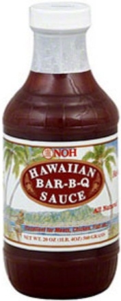 NOH Foods Hawaiian Barbecue Sauce, 20 Ounce -- 6 per case