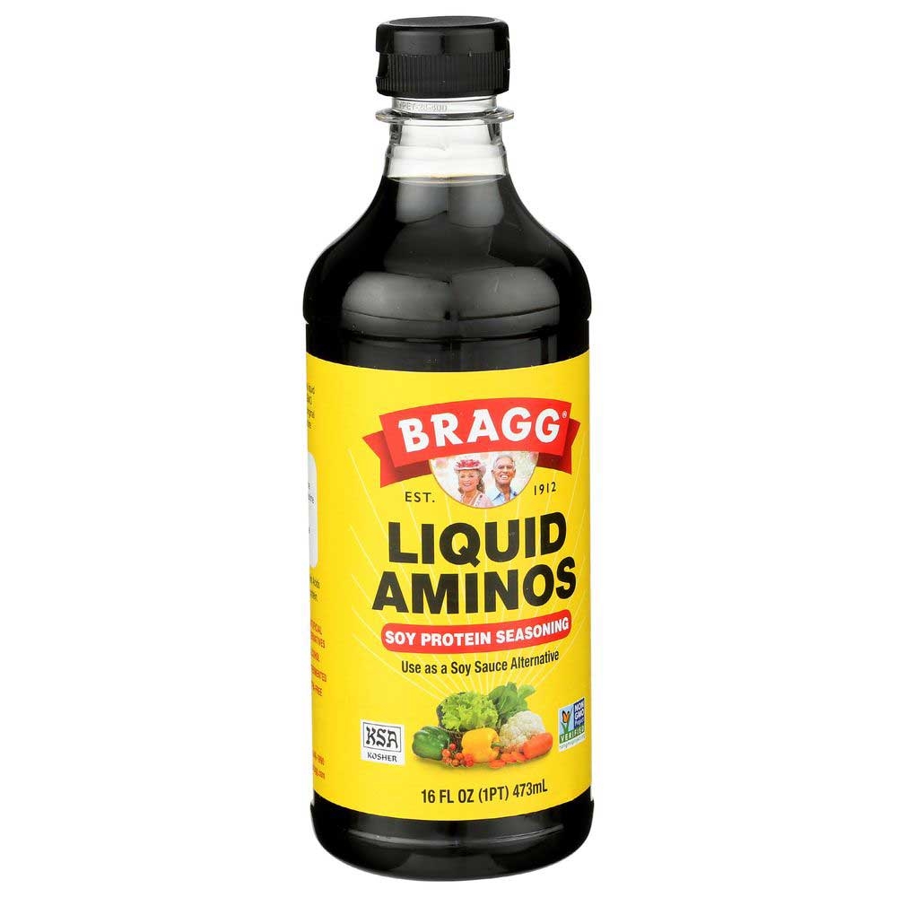 Bragg Liquid Aminos All Purpose Seasoning, 16 Ounce -- 12 per case.