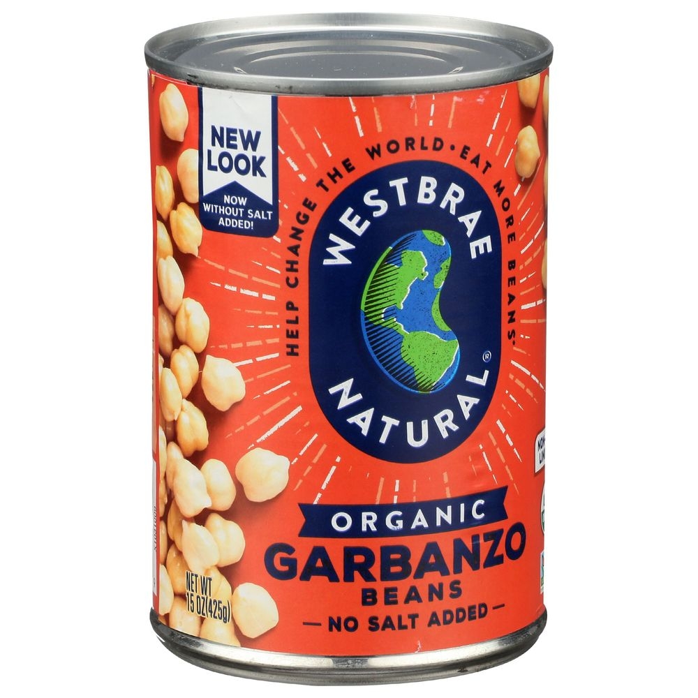 Westbrae Organic Garbanzo Beans, 15 Ounce -- 12 per case