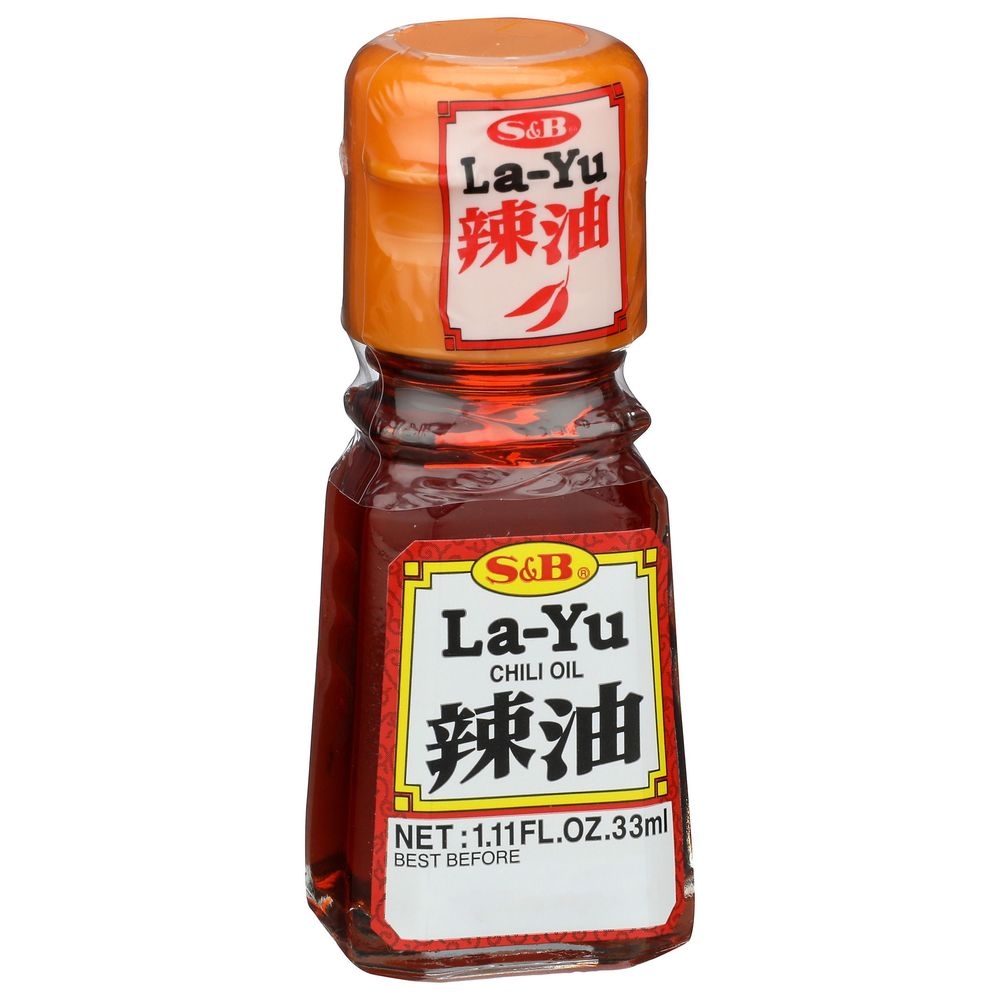 S and B La-Yu Chili Oil, 1.11 Fluid Ounce -- 10 per case