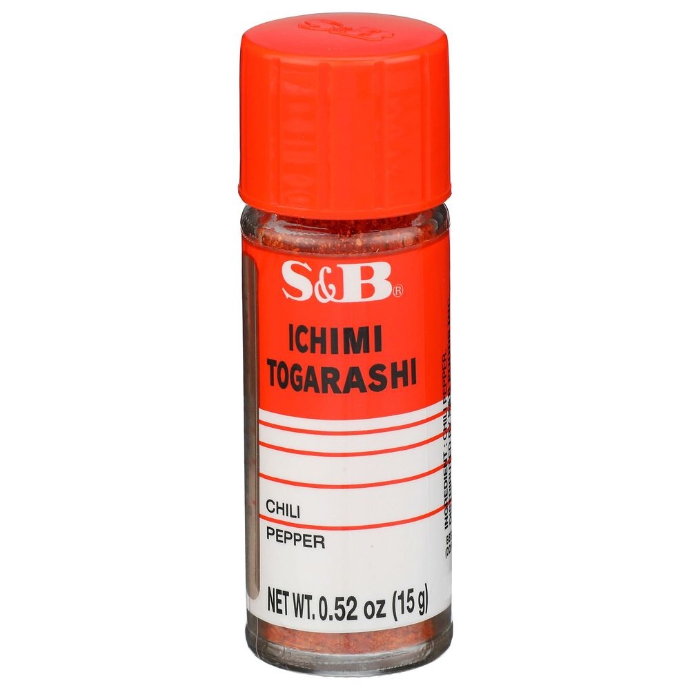 S and B Ichimi Chili Pepper, 0.52 Ounce -- 10 per case