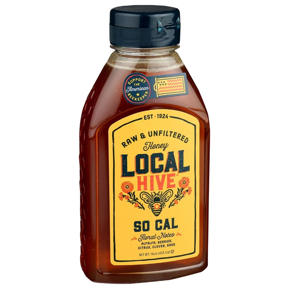 Local Hive Raw and Unfiltered So Cal Honey, 16 Ounce -- 6 per case