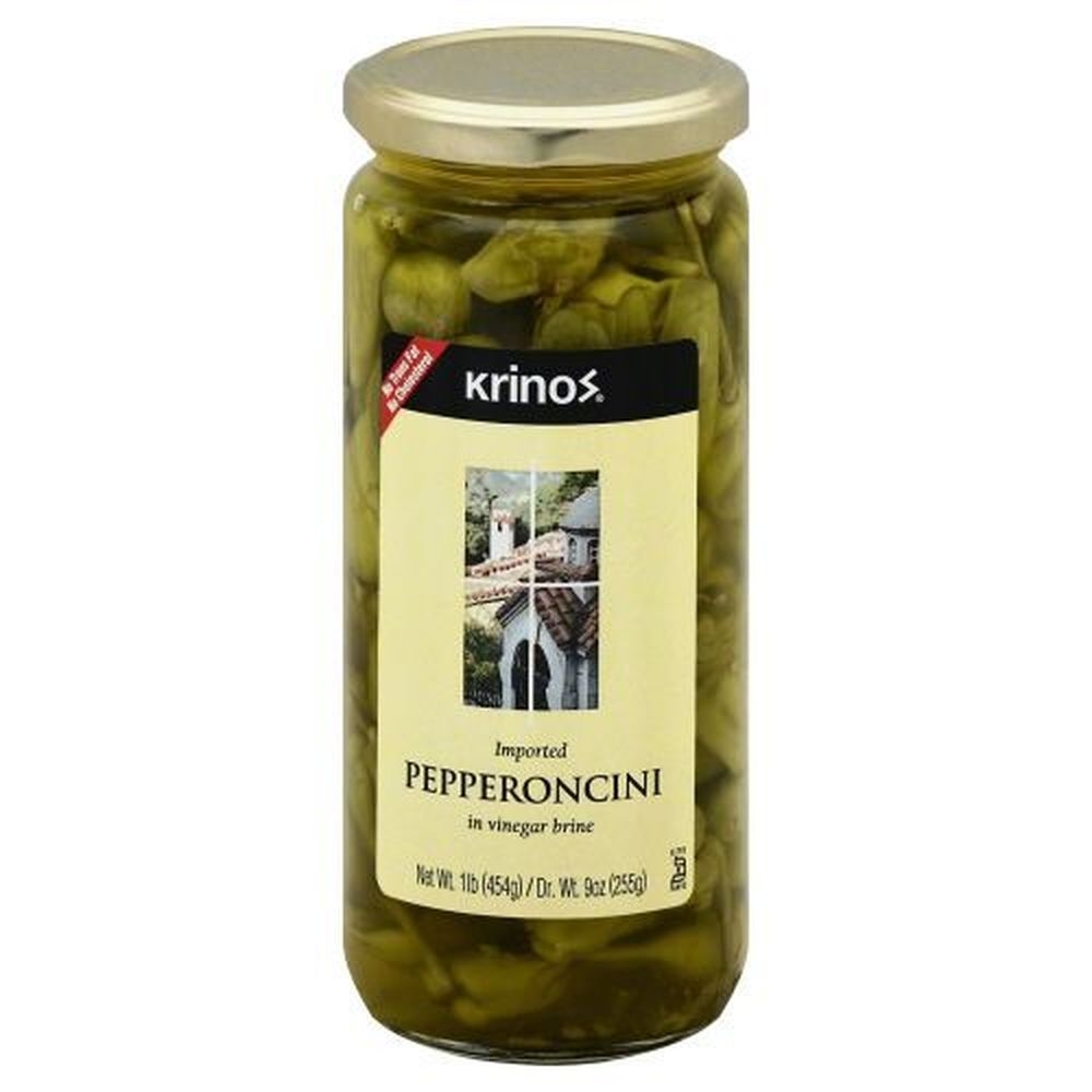 Krinos Pepperoncini, 16 Ounce -- 12 per case