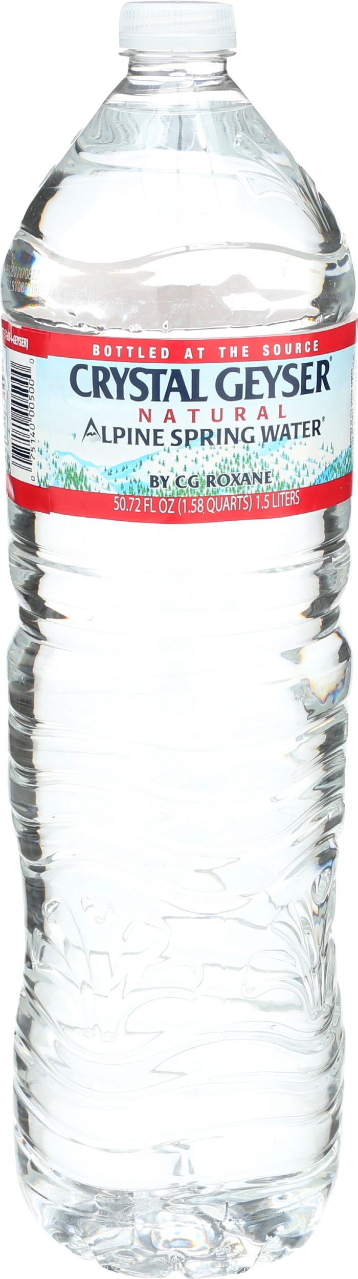 Crystal Geyser Alpine Spring Water, 1.5 Liter -- 12 per case