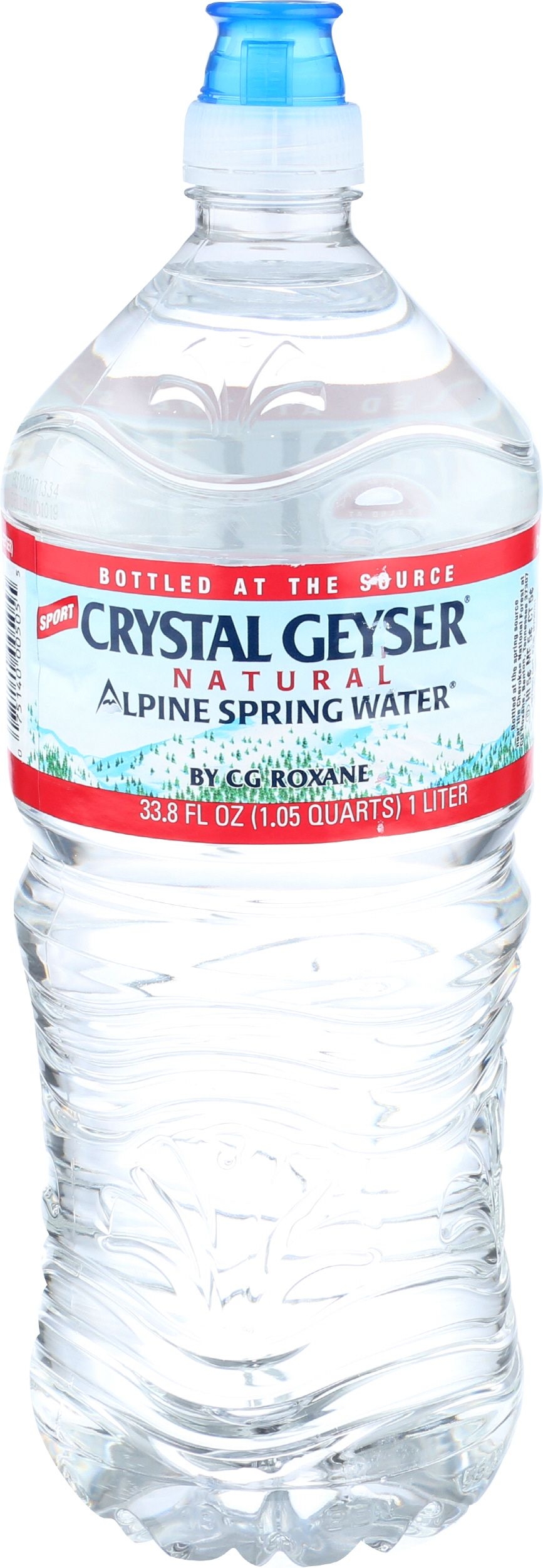 Crystal Geyser Alpine Spring Water, 1 Liter -- 15 per case