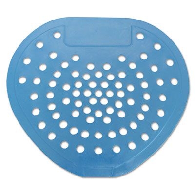Health Gards Urinal Screen, 7 3/4 inchw x 6 7/8 inchh, Blue, Mint, Dozen
