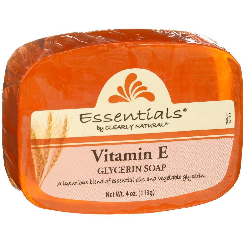Clearly Natural Essentials Vitamin E Glycerine Bar Soap, 4 Ounce