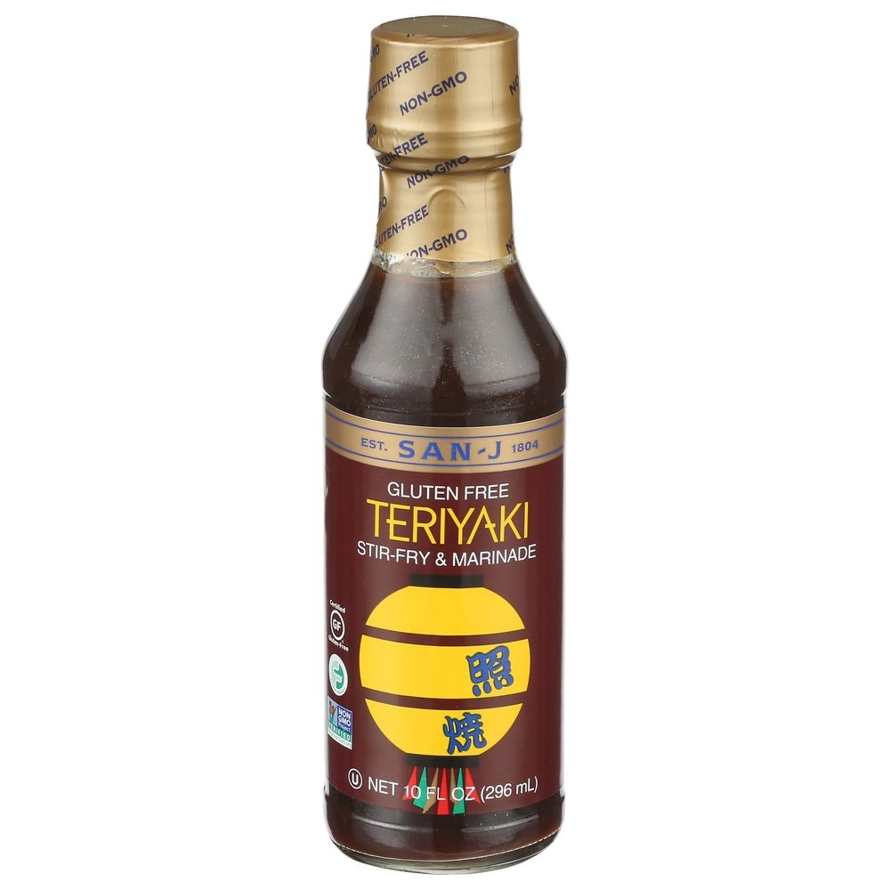 San J Gluten Free Teriyaki Sauce, 10 Ounce -- 6 per case