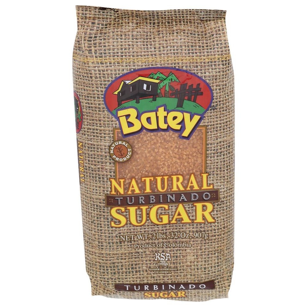 Batey Natural Turbinado Sugar, 2 Pound -- 9 per case