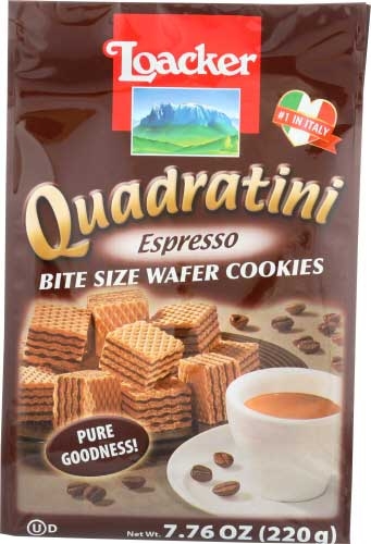 Loacker Esprsso Quadratini Wafer, 7.76 Ounce -- 6 per case