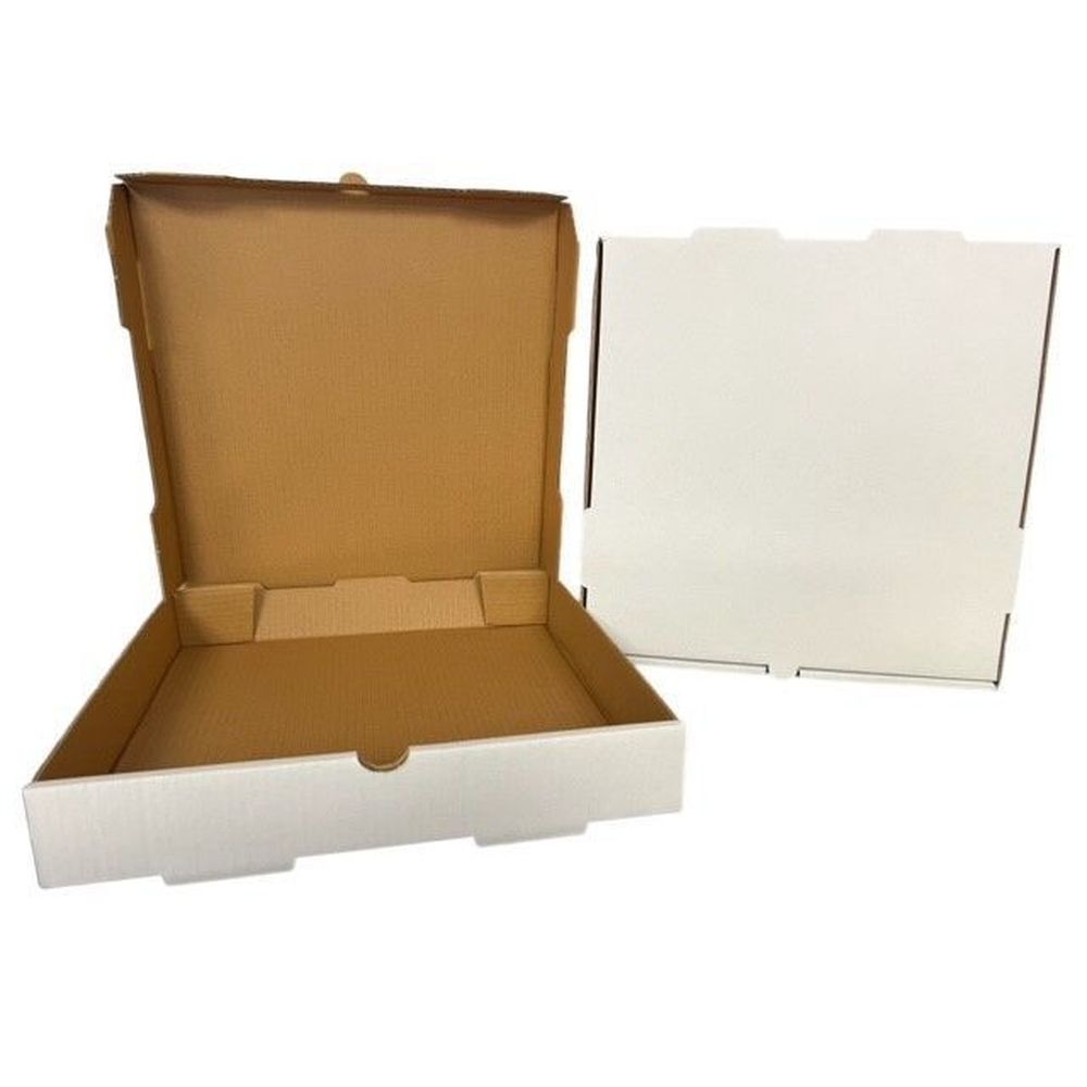 Nemco Kraft / Kraft B-Flute Stock Print Pizza Box, 8 inch -- 50 per case