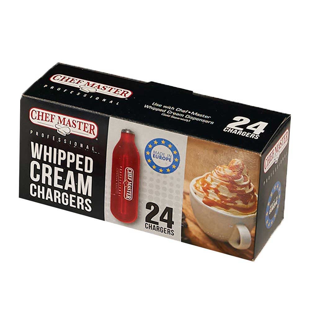 Chef-Master Charger for Whipped Cream Dispenser - 24 per pack