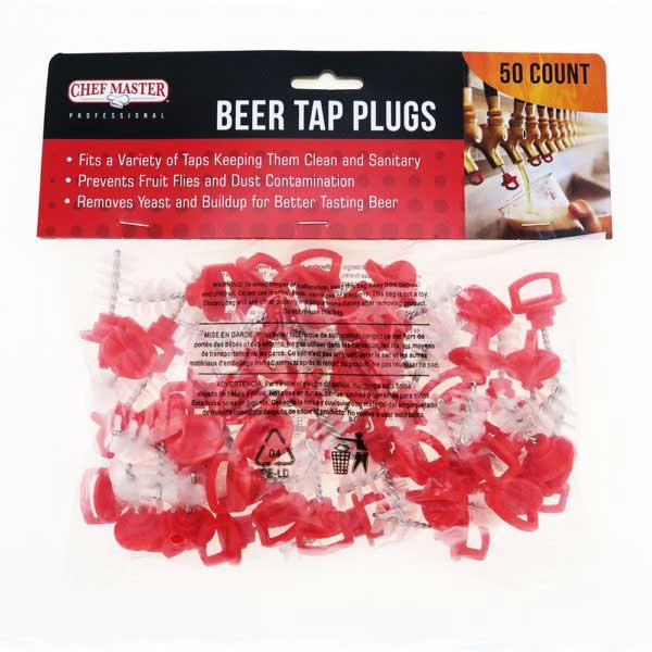 Chef-Master Beer Tap Plug - 50 count per pack