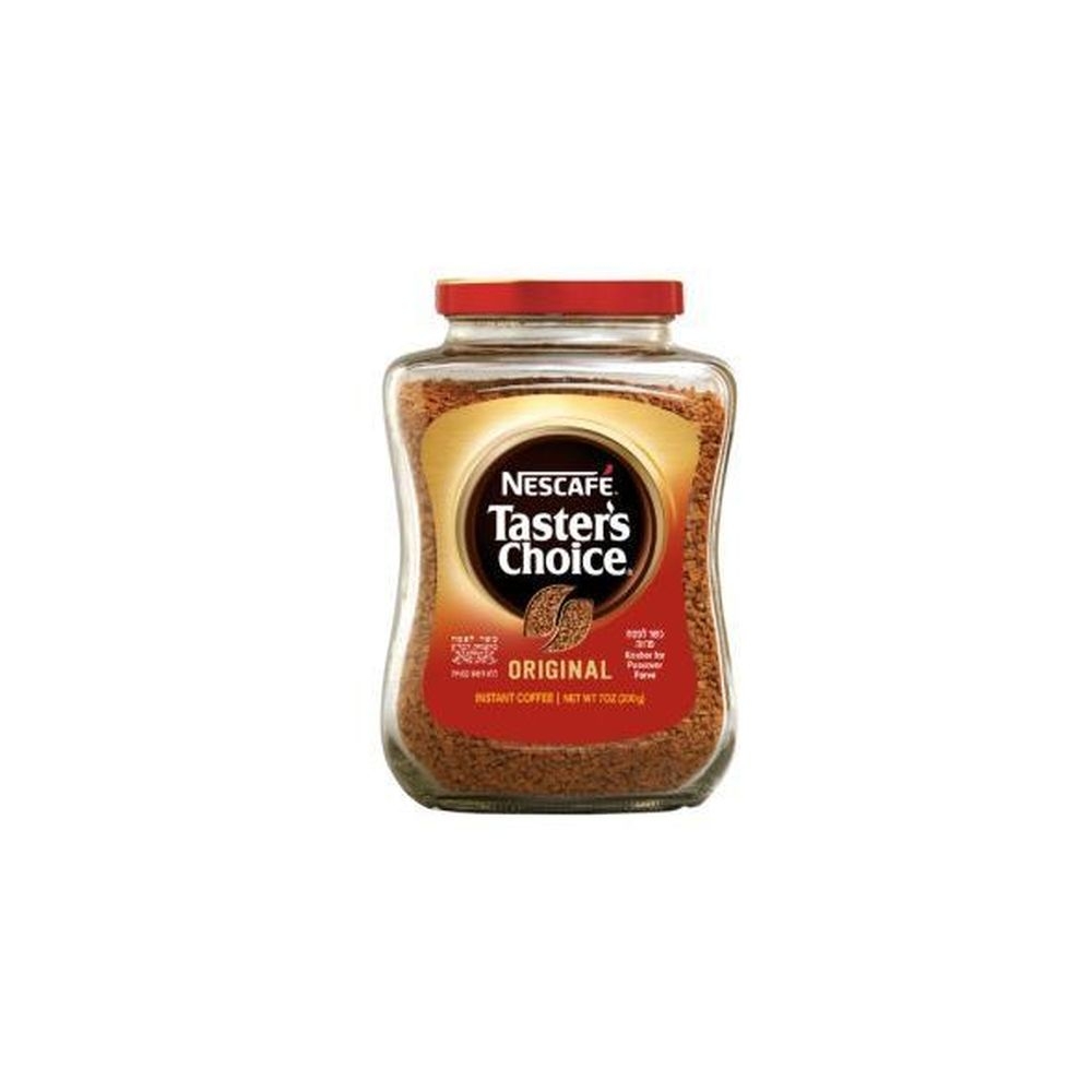 Osem Nescafe Original Tasters Choice Passover Instant Coffee, 7 Ounce -- 12 per case