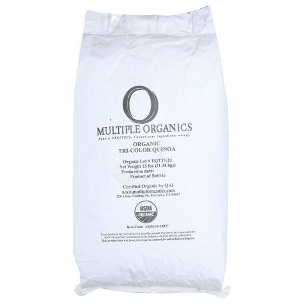 Bulk Grains Organic Tricolor Quinoa, 25 Pound