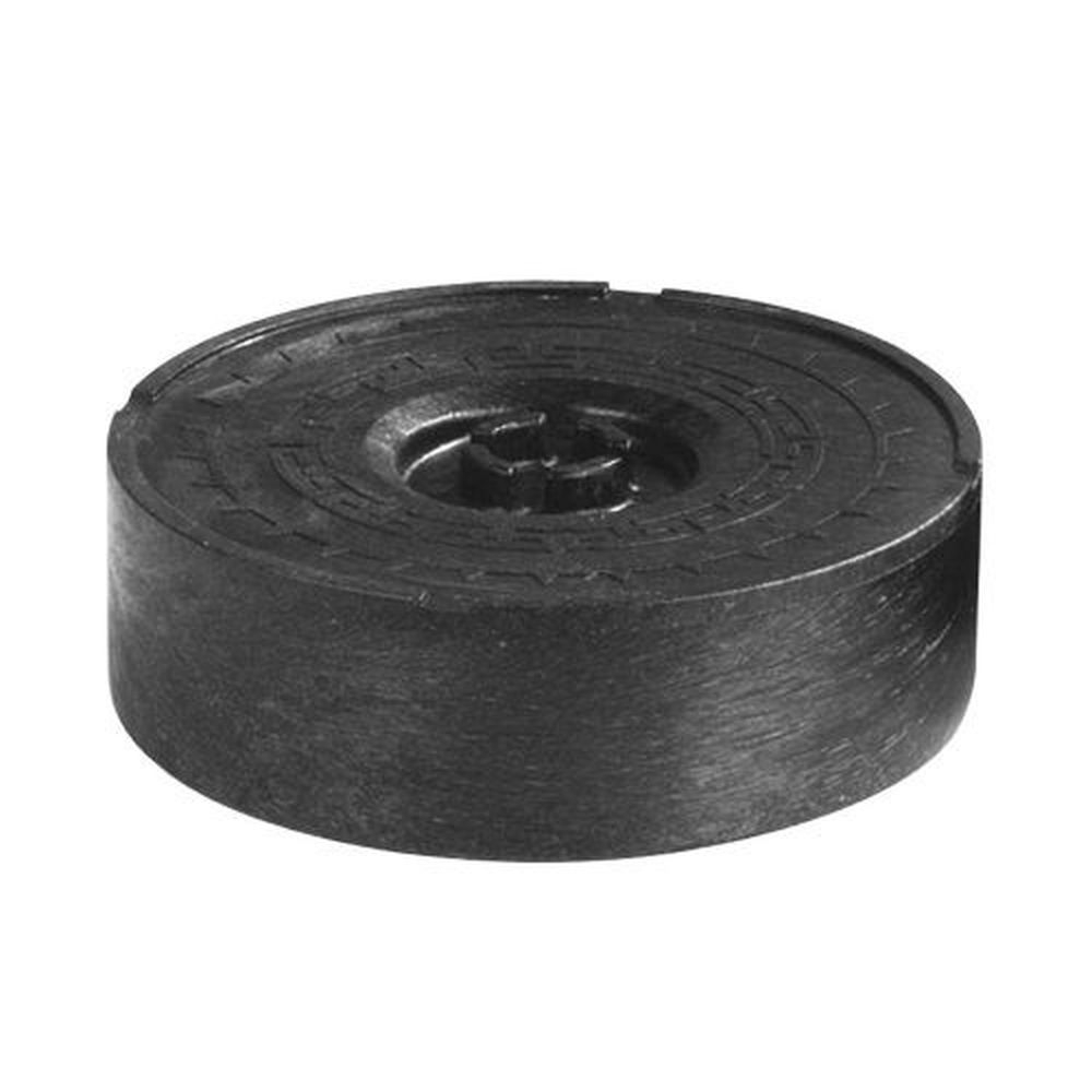 Carlisle 71703 Polypropylene Black Tortilla Server with Lid, 12 inch Diameter