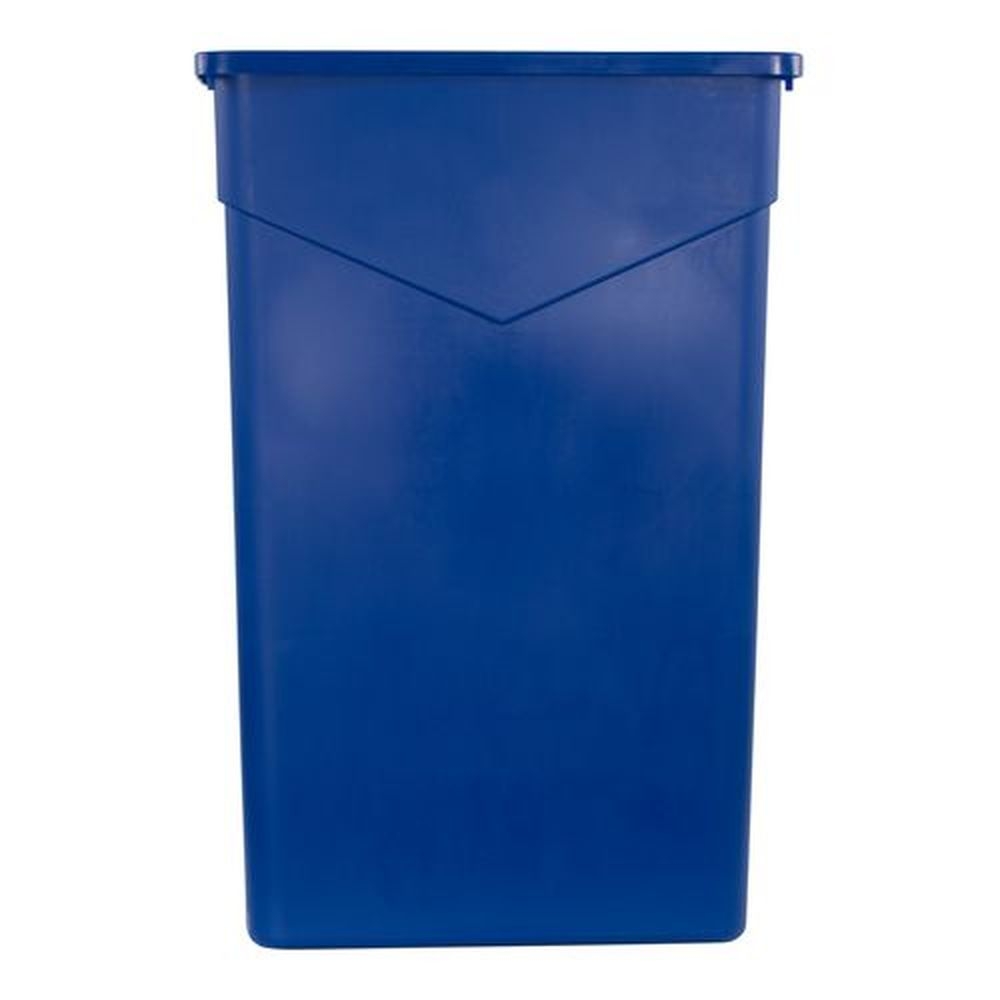 Carlisle 34202314 Trimline Polyethylene Blue Rectangle Waste Container, 23 Gallon Capacity