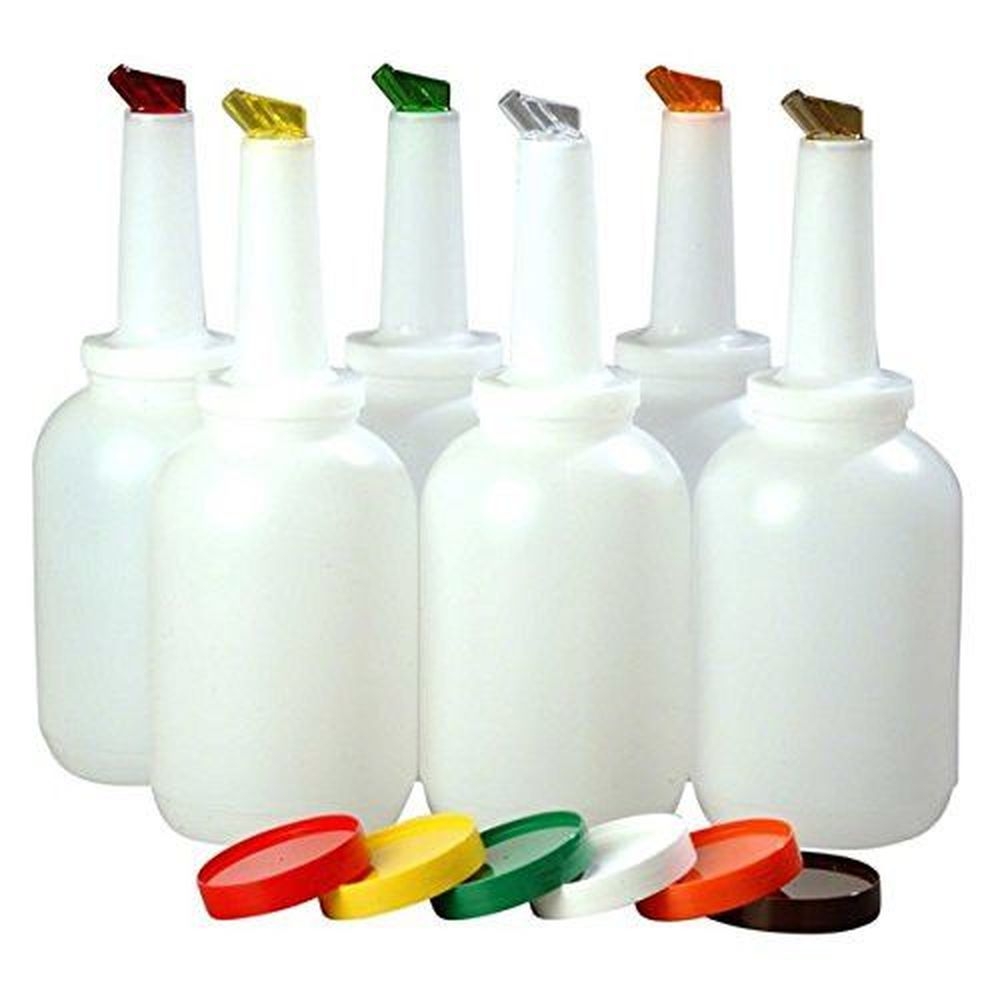Carlisle PS801B00 Store N Pour Polyethylene Assorted Drink Mix Pourer, 1 Gallon Capacity -- 6 per case