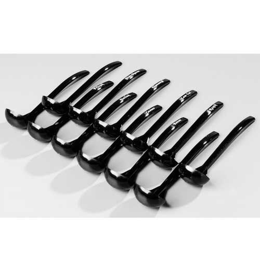 Carlisle 28703 Carly Polycarbonate 1 Ounce Salad Dressing Ladle - Assortment Pack
