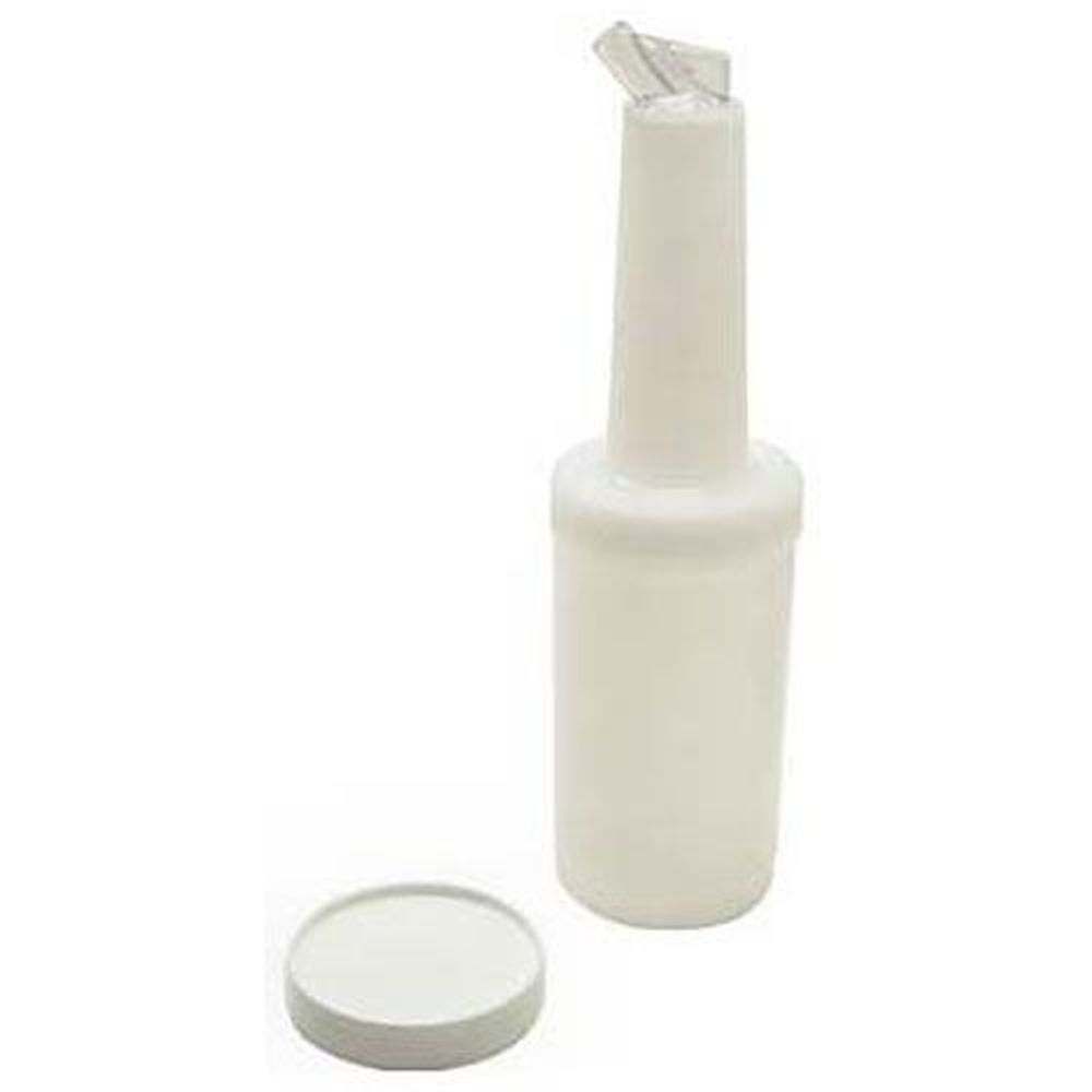 Carlisle PS601N02 Store N Pour Polyethylene White Cocktail Pourer, 1 Quart Capacity