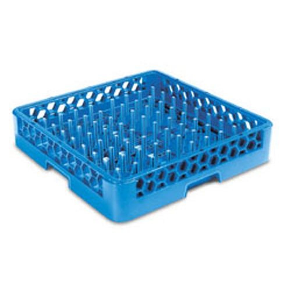 Carlisle RP14 OptiClean Polypropylene Blue All-Purpose Plate and Tray Rack, 19.88 x 19.88 inch