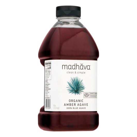 Madhava Amber Raw Agave, 46 Ounce -- 4 per case.