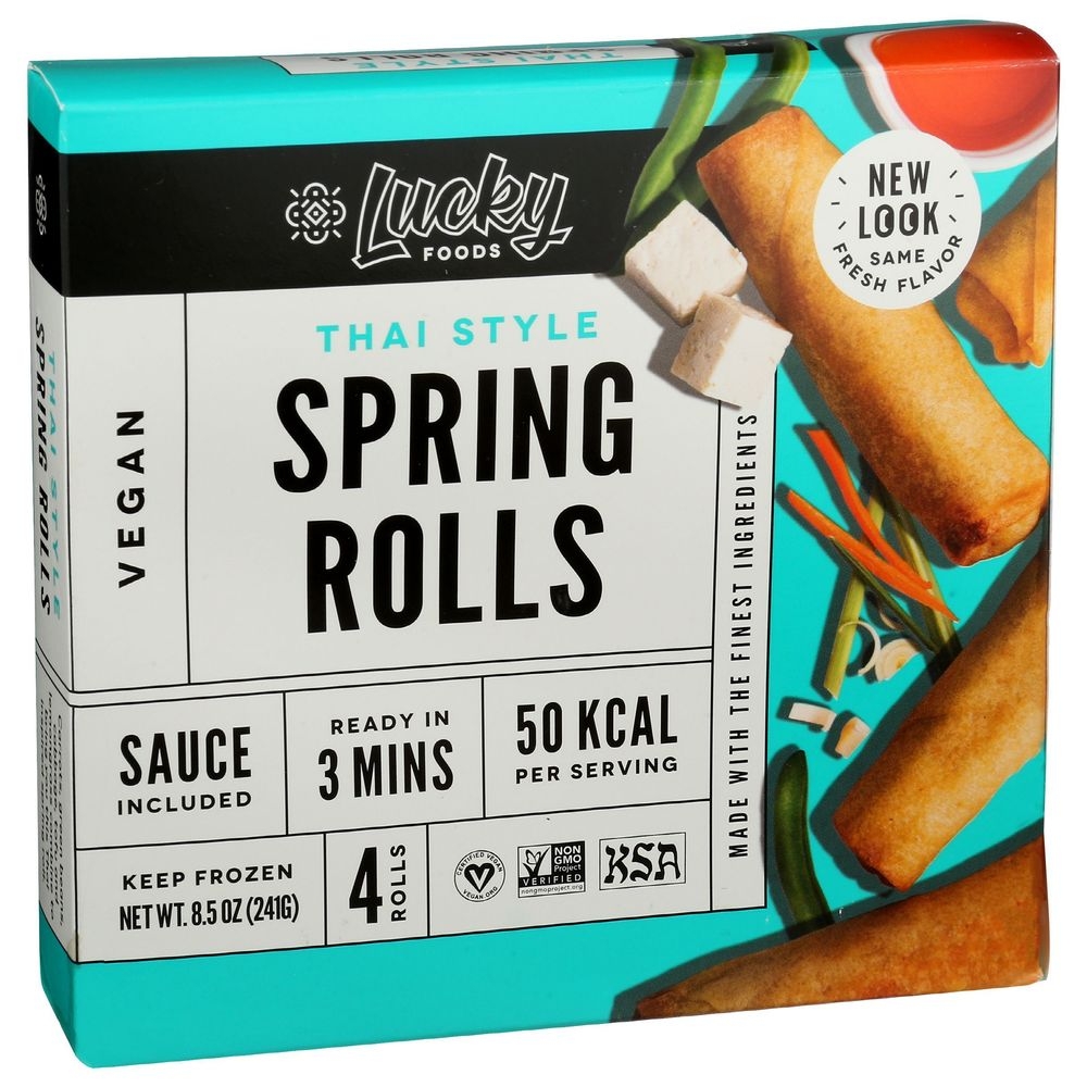lucky Thai Style Spring Roll, 8.5 Ounce -- 8 per case