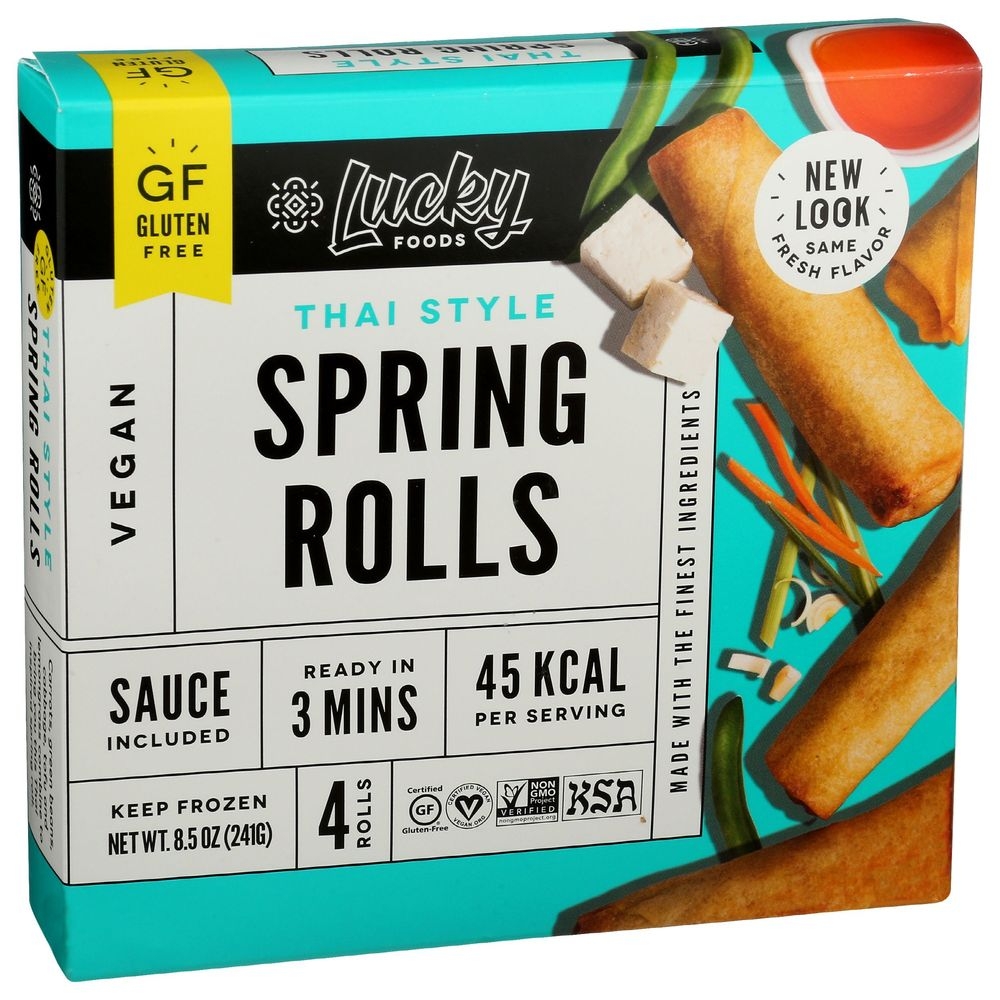 Lucky Thai Style Spring Roll, 8.5 Ounce -- 8 per case