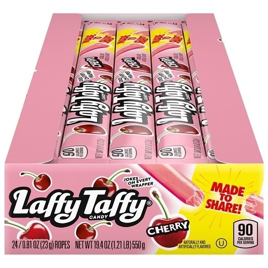 Laffy Taffy Cherry Rope Candy, 0.81 Ounce -- 288 per case