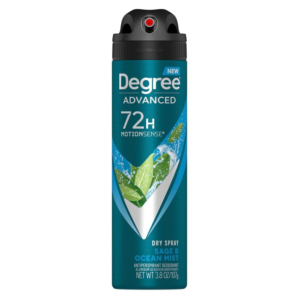 Degree Men Sage and Ocean Mist Antiperspirant Deodorant Dry Spray, 3.8 Ounce -- 12 per case